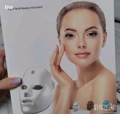 Лед Маска за изглаждащ лицето ефект , снимка 3 - Козметика за лице - 51762803