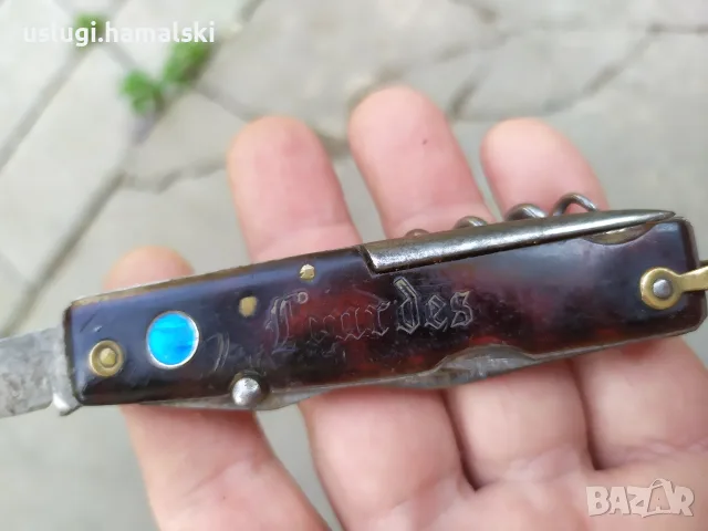 Pradel стар джобен нож, снимка 3 - Антикварни и старинни предмети - 55778023