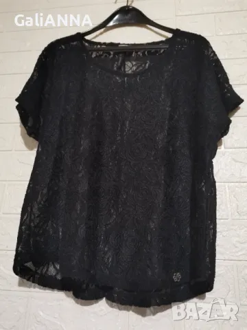 ДАНТЕЛЕНА БЛУЗА 2XL, снимка 5 - Тениски - 50338617