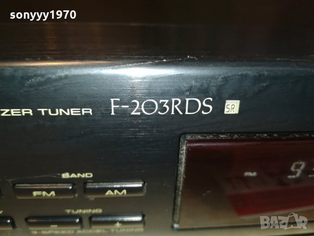 PIONEER F-203RDS TUNER-MADE IN UK 2601221837, снимка 7 - Ресийвъри, усилватели, смесителни пултове - 35571441