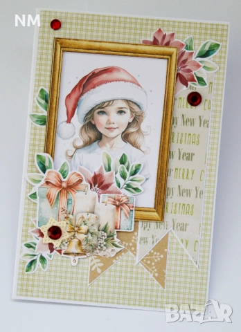 НАМАЛЕНИ ЦЕНИ коледни картички - ръчна изработка, снимка 4 - Други услуги - 47137204