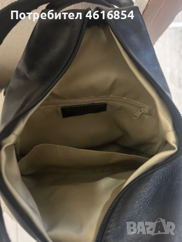 Раница от естествена кожа, снимка 3 - Чанти - 51980532