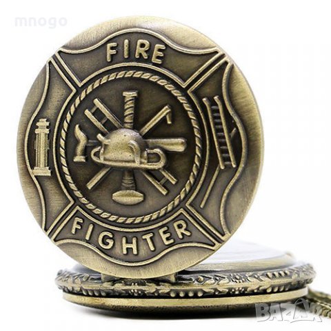 Джобен часовник пожарникарски пожар пожарникар спасител, снимка 3 - Други ценни предмети - 39765720
