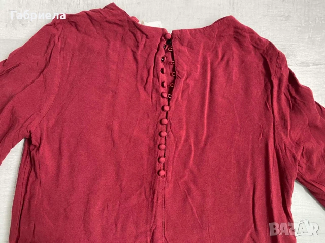 Рокли в цвят бордо на ONLY, H&M, снимка 7 - Рокли - 20552702