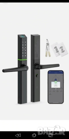 Умна брава с пръстов отпечатък и код