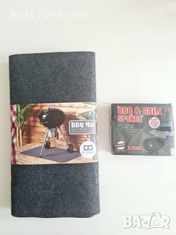 Защита подложка- килим за барбекю, камина, огнище BBQ mat 122х 76 см., снимка 2 - Барбекюта - 44273994