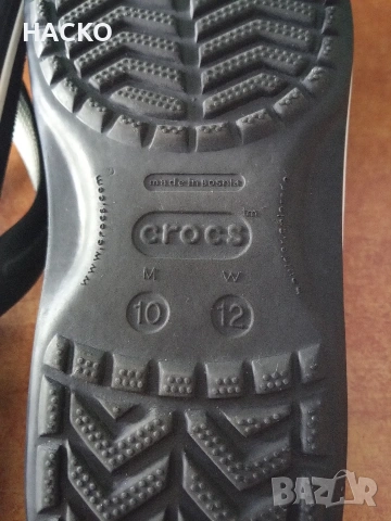 Джапанки Crocs Crocband Flip Номер 10/12 43/44 Стелка 28 см. 100% Оригинални Внос от Англия, снимка 7 - Джапанки - 54293192