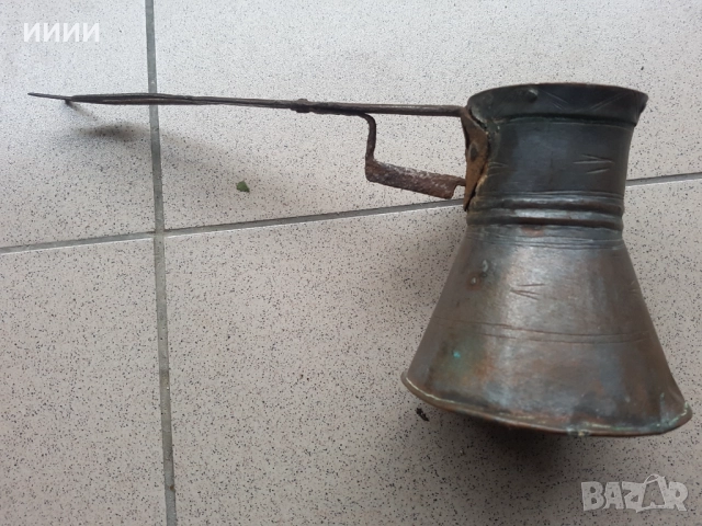 Османско джезве , снимка 4 - Антикварни и старинни предмети - 52571080