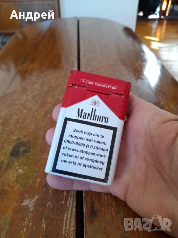 Кутия за цигари,табакера Marlboro, снимка 4 - Други ценни предмети - 53965489