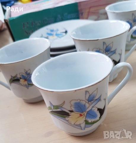 Сервизи керамични за кафе чай в битов стил български и виетнамски, снимка 7 - Сервизи - 33885154