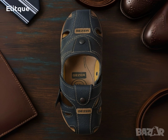 Универсални мъжки кожени сандали за всеки повод