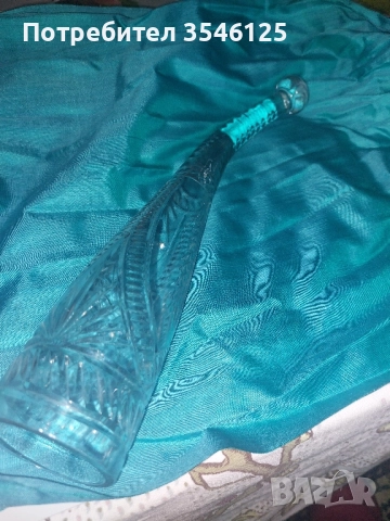 Кристален грузински рог за вино , снимка 2 - Антикварни и старинни предмети - 51974950