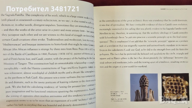 Архитектурата на Гауди / Gaudí. An Introduction to His Architecture, снимка 4 - Енциклопедии, справочници - 53882820
