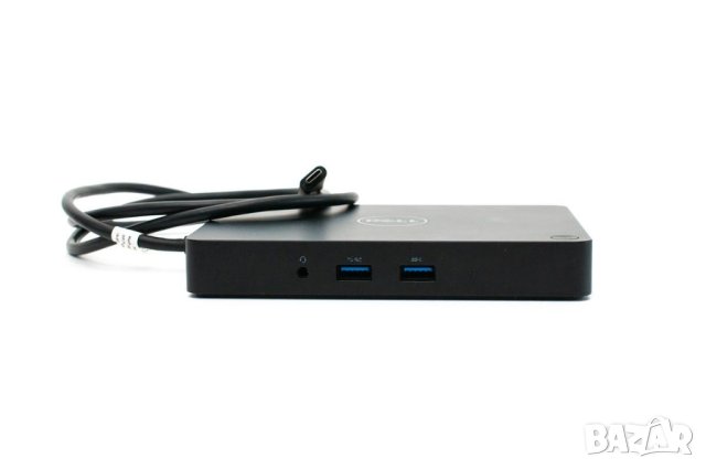 Докинг станция Dell WD15 K17A USB-C + адаптер Dell 130W, снимка 2 - Кабели и адаптери - 42497555