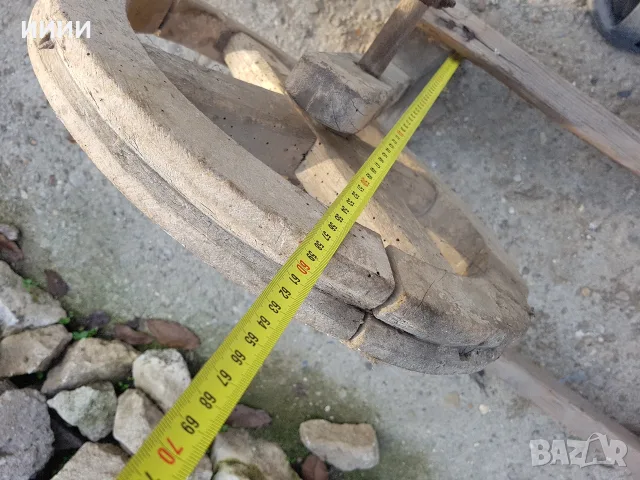 Чакръг уред с колело, снимка 4 - Антикварни и старинни предмети - 56450013