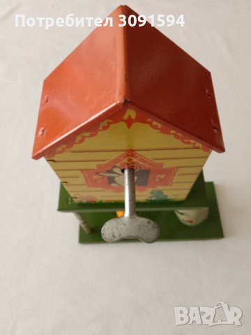 Колекционерска рядко срещана навиваща се къщичката с приказен часовник СССР - 1960 г. с катерица на , снимка 11 - Антикварни и старинни предмети - 44296422