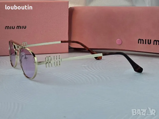 Miu 2024 дамски слънчеви очила елипса, снимка 12 - Слънчеви и диоптрични очила - 38152005