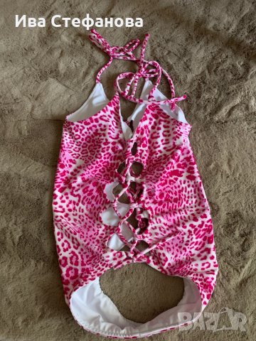 Леопардов тигров розов цял бански Бански Pink Leopard 2, снимка 7 - Бански костюми - 29349574