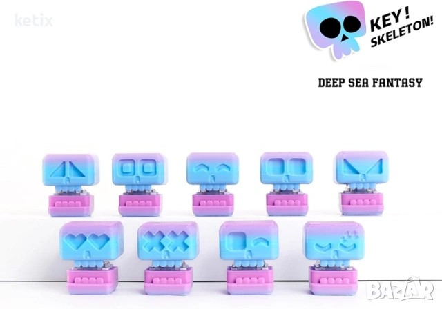 Fidget Clicker 9 броя играчки за облекчаване на стреса, снимка 2 - Други стоки за дома - 53910920