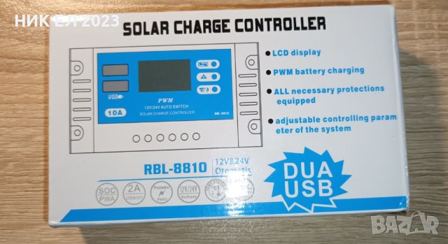 Мини контролер за соларен панел, снимка 3 - Соларни лампи - 42881240