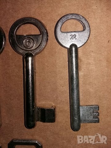 Ключове за брави на врати с номера, снимка 3 - Други - 38098013