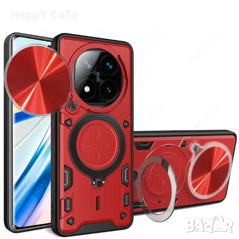 Xiaomi Redmi Note 14 Pro+ / 14 Pro / 14 / 14S / GIANT RING Удароустойчив кейс калъф гръб с пръстен, снимка 8 - Калъфи, кейсове - 48576947