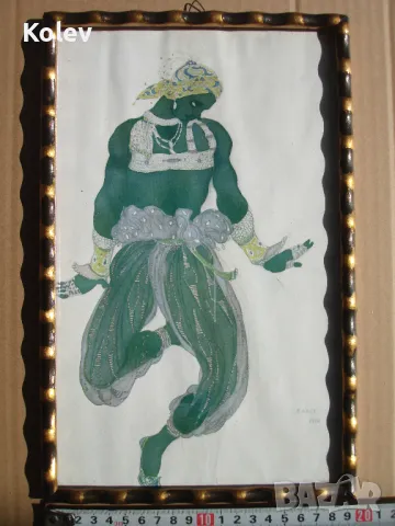 Хромолитография на Леон Бакст от 1920 те