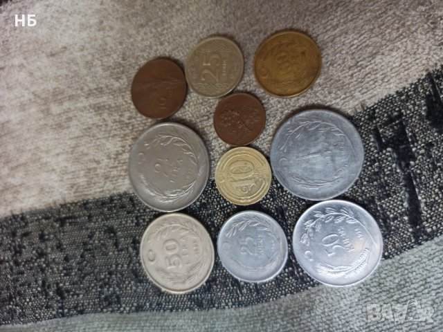 Турски монети различни години, снимка 7 - Нумизматика и бонистика - 33864236