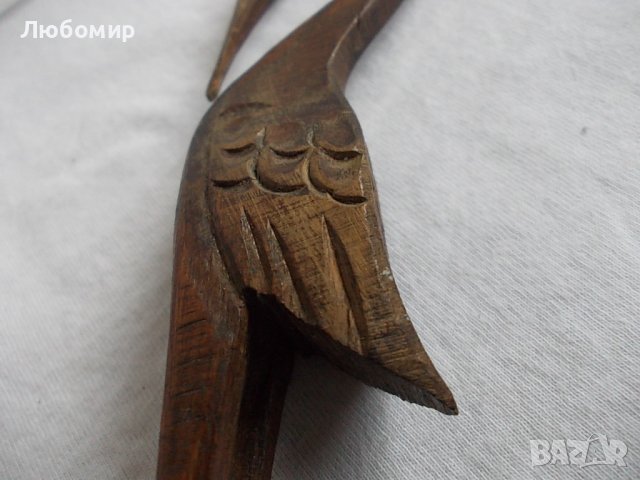 Дърворезба "Дървена Чапла", снимка 10 - Антикварни и старинни предмети - 44211601