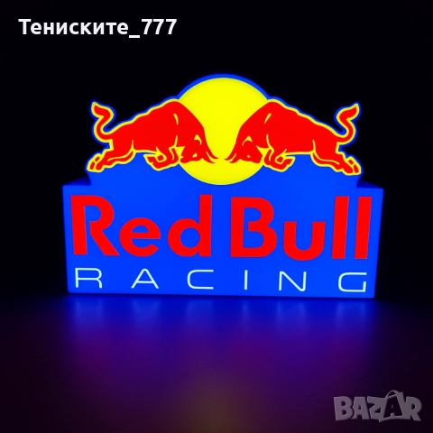 3д лампа Red Bull, снимка 2 - Лед осветление - 52082598