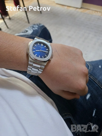 часовник PATEK PHILIPPE GENEVE механичен , снимка 8 - Мъжки - 53920047