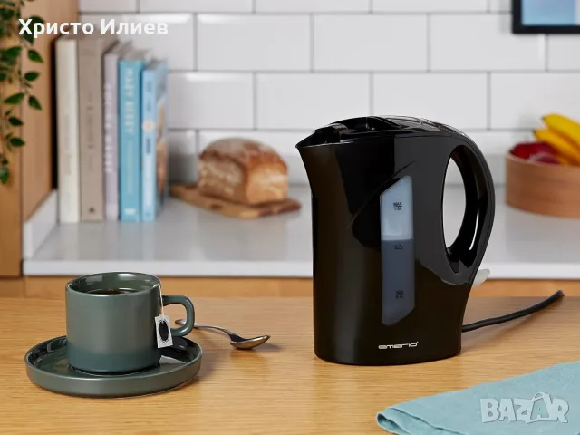 Електрическа кана Emerio 1.0L 900W Кана за гореща вода, снимка 2 - Кани - 56067950