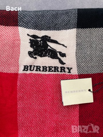 BURBERRY кашмирен голям шал, снимка 3 - Шалове - 40749450