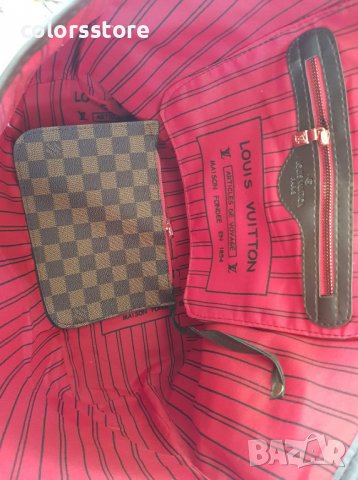 Кафява чанта Louis Vuitton  Neverfull , снимка 4 - Чанти - 37733390