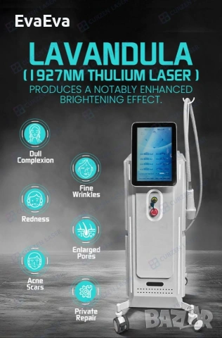 Професионален тулиев лазер 1927 nm/1550 nm за подмладяване и лечение на акне