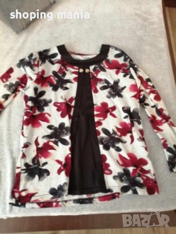 свежа блуза , снимка 1 - Блузи с дълъг ръкав и пуловери - 42840477