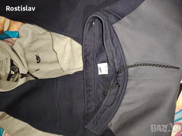 Nike tech  fleece спортен екип размер S в перфектно състояние без забележки , снимка 5 - Тениски - 56075332