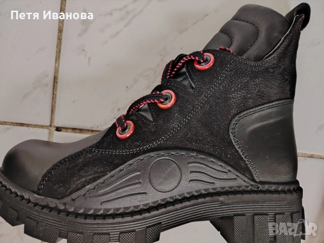 боти от естествена кожа , снимка 5 - Дамски боти - 53372490