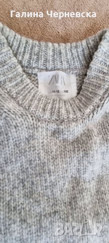 Детски пуловер ZARA, снимка 3 - Детски пуловери и жилетки - 34336648
