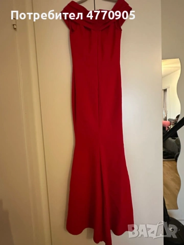 Червена рокля, снимка 3 - Рокли - 53901363