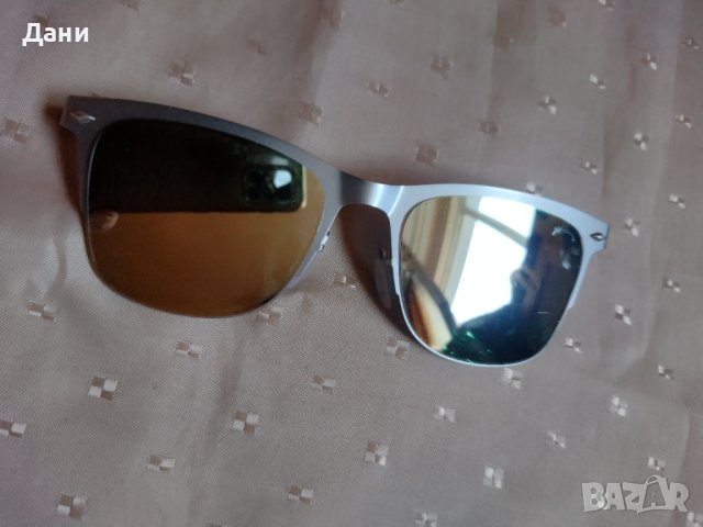 Плаки за слънчеви очила Ray-Ban огледални в сиво , снимка 2 - Слънчеви и диоптрични очила - 42880896