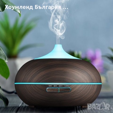 Ароматерапевтичен дифузер за етерични масла - многоцветен освежител за въздух 300ml, снимка 3 - Художествена литература - 42903859