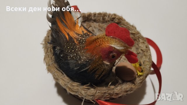 Кошничка с петел - музикална, снимка 9 - Ръчно изработени сувенири - 29198741