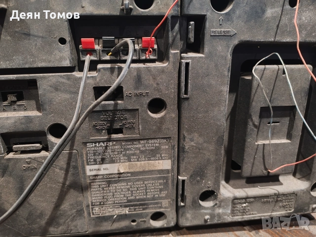 Sharp WF-969Z(BK), снимка 8 - Радиокасетофони, транзистори - 54010218