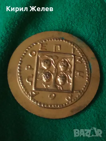 Трети СВЕТОВЕН КОНКУРС на ВИНА и КОНЯЦИ / БРЕНДИ / СЛЪНЧЕВ БРЯГ 1980 Позлатен РЯДЪК ПЛАКЕТ 31932 , снимка 17 - Антикварни и старинни предмети - 38153111