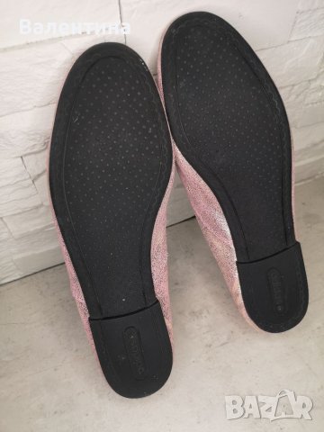 Розови Adidas 41,1/3 балеринки Selena Gomez естествена кожа, снимка 14 - Дамски ежедневни обувки - 25979610