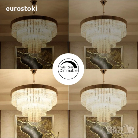 Auting G9 LED димируеми крушки, 4W 2700K топло бяла светлина 32 * 2835 SMD LED крушки, снимка 5 - Крушки - 51488646