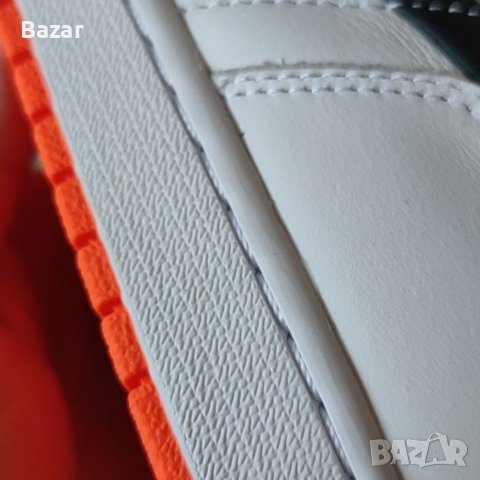 Nike Air Jordan 1 High Electro Orange White Нови Оригинални Обувки Размер 42 Номер Мъжки Кецове, снимка 13 - Кецове - 39233190