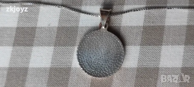 СРЕБЪРНО ВИСУЛКА ЗОДИЯ ВЕЗНИ 2.96 грама / ПРОБА 925 , снимка 2 - Колиета, медальони, синджири - 48651729