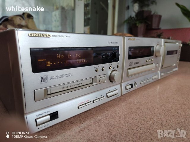 Onkyo HiFi System, CD, MD, TAPE, AUX, Tuner... , снимка 13 - Аудиосистеми - 36648764